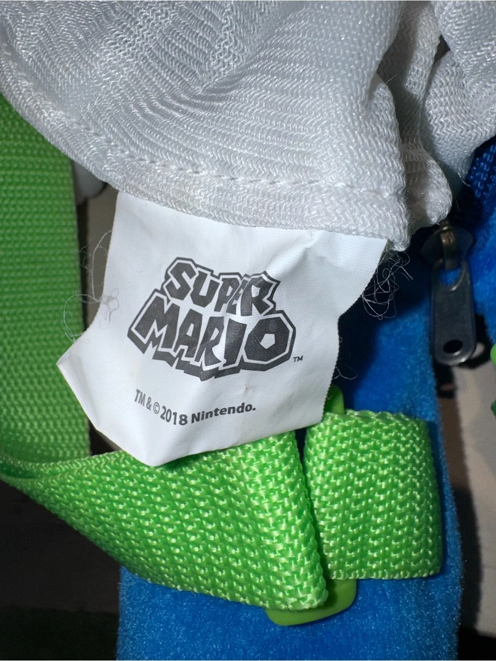 Nintendo super mario bros. 18” luigi plush doll with z